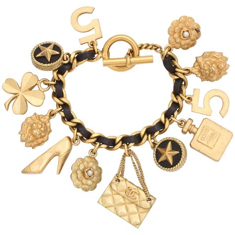 rossetto chanel charm|antique Chanel charm bracelets.